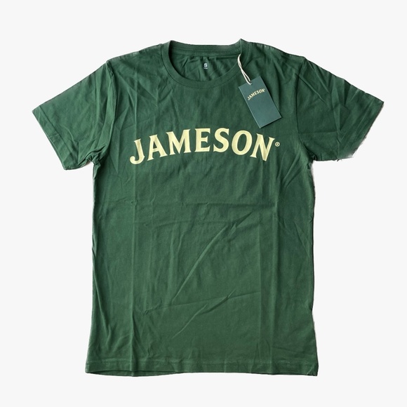 NWT Jameson Irish Whiskey Shirt Green Short Sleeve T-Shirt - Picture 1 of 7